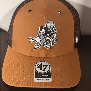 Carhartt Dallas Cowboys 47 Brand Throwback Logo MVP Adjustable Trucker Hat